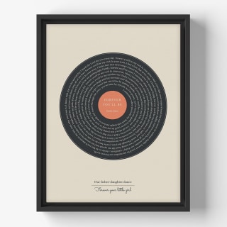 Dad's Playlist Custom Canvas