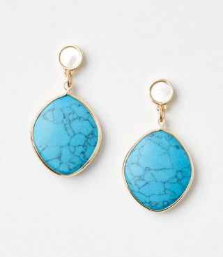 Mother Of Pearl Drop Earrings