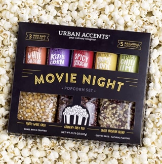 Urban Accents Movie Night Gourmet Popcorn Gift Set