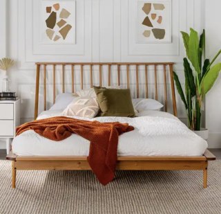 Blaney Solid Wood Spindle Platform Bed
