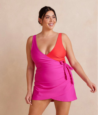 The Ruched Swim Skirt