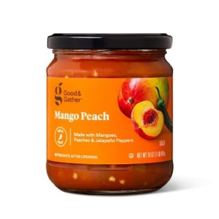 Mild Mango Peach Salsa
