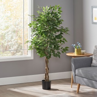 Harney Artificial Tabletop Ficus Tree