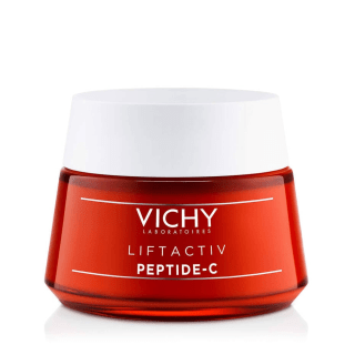 Vichy LiftActiv Peptide-C Anti-Aging Moisturizer, Vitamin C Face Cream with Peptides to Reduce Wrinkles, Firm and Brighten Skin, Paraben Free