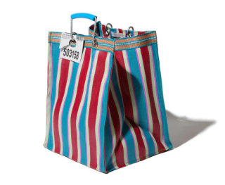 Rectangle Recycled Stripe Bag