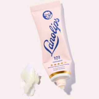 Lanolips 101 Ointment Multi-Balm, Original Superbalm - Contains Pure Lanolin Oil for Smooth, Hydrated, & Healthy Lips - Natural Lip Balm for Dry Lips, Cuticles, & More (.35 oz)