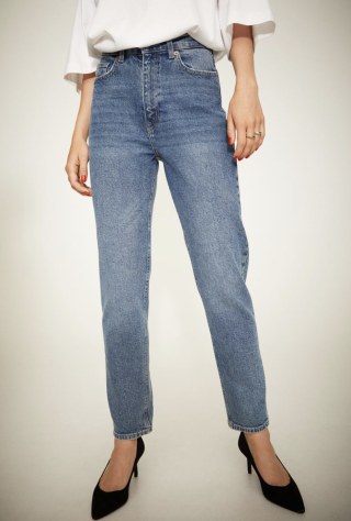 Slim Mom High Ankle Jeans