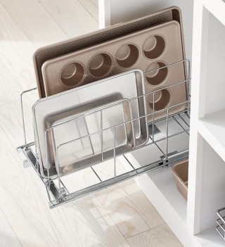 Chrome Roll Out Bakeware Organizer