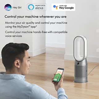Dyson Purifier Hot+Cool(TM) HP07 Air Purifier, Heater, and Fan - White/Silver