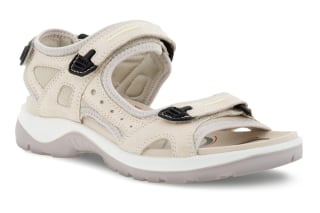 ECCO Women's Yucatan Sport Sandal, Birch Nubuck, 12-12.5