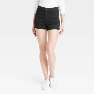 Women's High-Rise Midi Jean Shorts