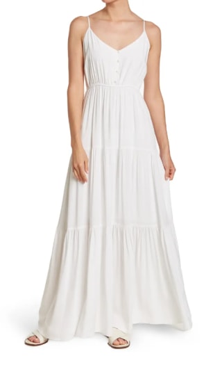 Been So Long Tiered Sleeveless Maxi Dress