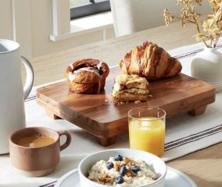 10"x13" Footed Wood Serving Trivet