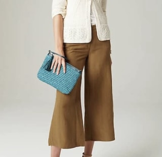 Exaggerated Wide-Leg Crops