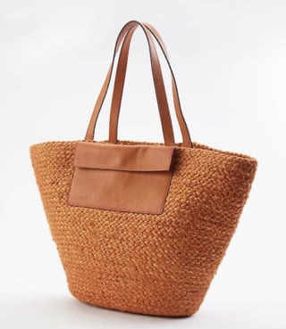 Jute Fan Tote