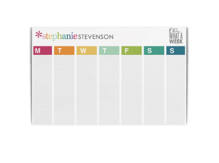 Erin Condren Schedule Pad
