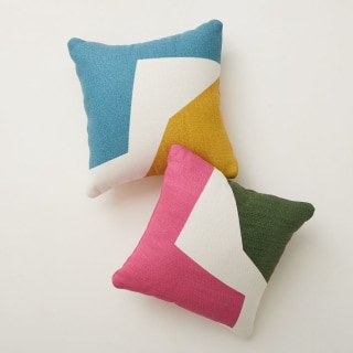 Corner Colorblock Indoor/Outdoor Pillow