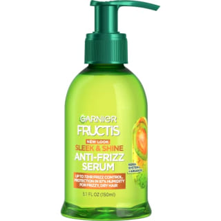 Garnier Fructis Sleek &amp; Shine Anti-Frizz Serum for Frizzy, Dry Hair, Argan Oil, 5.1 Fl Oz, 1 Count (Packaging May Vary)
