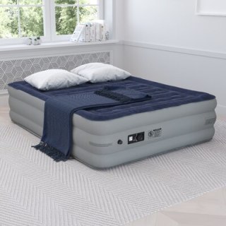 The Twillery Co.(R) Coralie 18" Air Mattress - ETL Certified Internal Electric Pump and Carrying Case