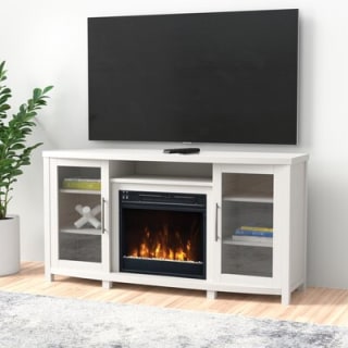 Zipcode Design(TM) Southington TV Stand for TVs up to 60" with Electric Fireplace Included