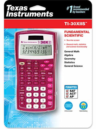 Texas Instruments TI-30XIIS Scientific Calculator, Blue