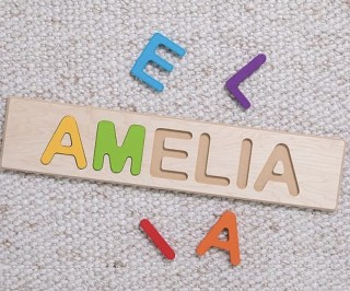 Fat Brain Toys Personalized Name Puzzle