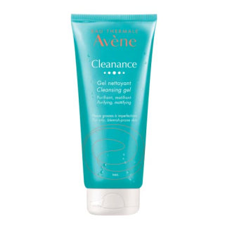 Eau Thermale Avene Cleanance Cleansing Gel Soap Free Cleanser for Acne Prone, Oily, Face & Body