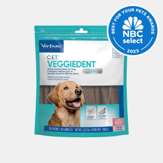 Virbac CET Veggiedent FR3SH Tartar Control Chews