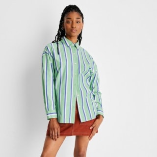 Women's Long Sleeve Striped Button-Down Shirt - Future Collective(TM) with Reese Blutstein