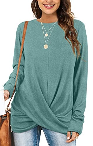 Jescakoo Twist Tunic Top