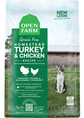 Open Farm Homestead Turkey &amp; Chicken Dry Cat Food