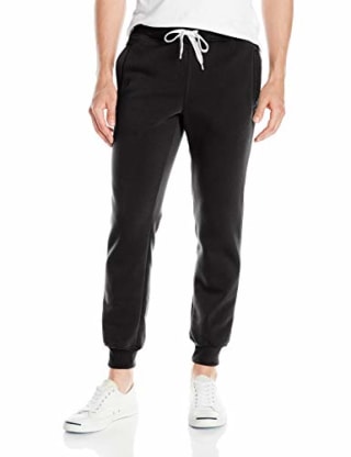 Southpole Men Active Basic Jogger Fleece Pants, Black New, M