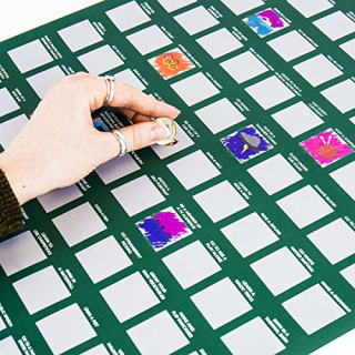 Gift Republic 100 Things to Do Bucket List Scratch Poster, Green, GR630006