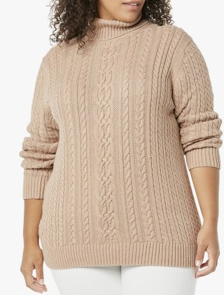 Amazon Essentials Fisherman Cable Turtleneck Sweater