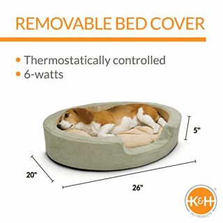 K&amp;H Thermo-Snuggly Sleeper Heated Pet Bed