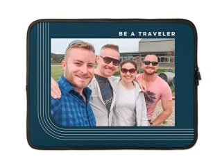 Curved Lines Laptop Case