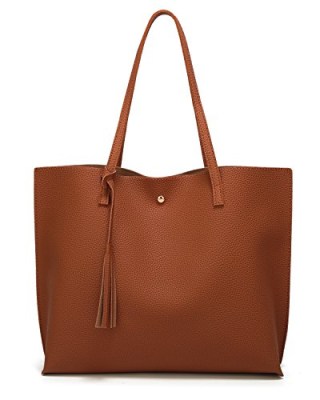 Dreubea Soft Faux Leather Tote