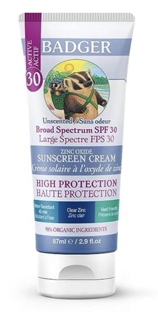 Badger Unscented Sunscreen