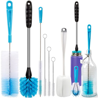 8-Pack Bottle Brush Cleaning Set