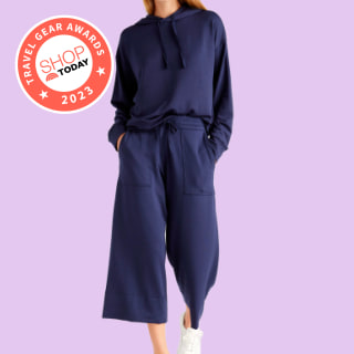 Quince SuperSoft Fleece Wide Leg Pants