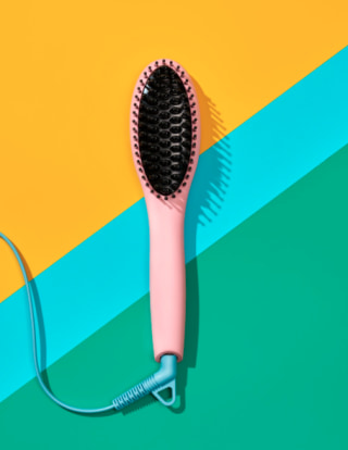 Ceramic Hair Straightening Brush