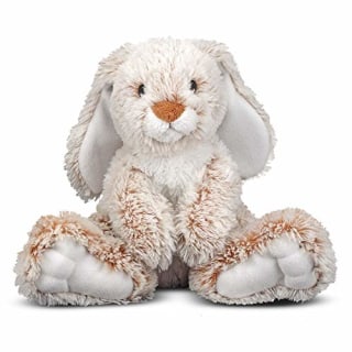Melissa &amp; Doug Burrow Bunny Rabbit Stuffed Animal