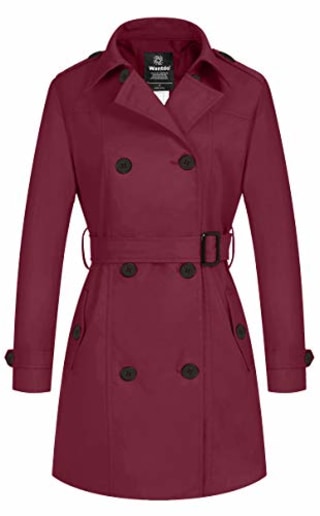 Wantdo Double Breasted Trench Coat