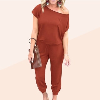 Off-Shoulder Jumpsuit