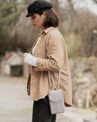 Leather RFID Blocking Crossbody