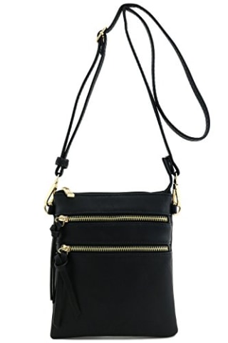 Functional Multi-Pocket Crossbody Bag