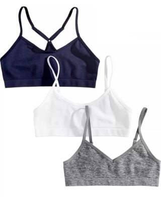 Seamless Crop Bras (Set of 3)