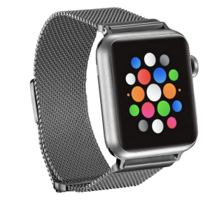 Stainless steel mesh apple watch band best sale