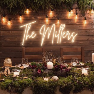 Neon Wedding Sign Custom Wedding Decor, Family Name Sign Wall decor, Wedding Neon Lights Personalized Gifts, Wedding Sign Wedding Backdrop