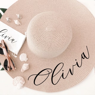 Personalized Floppy Beach Hat